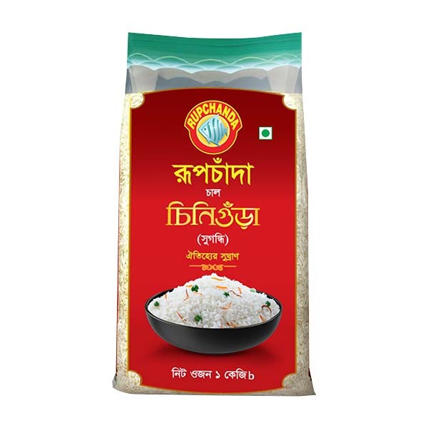 Rupchanda Chinigura Premium Aromatic Rice, 1Kg