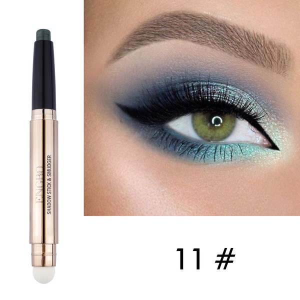 Double-sided eye shadow, highlighter, new collection, no smudge, suitable for import